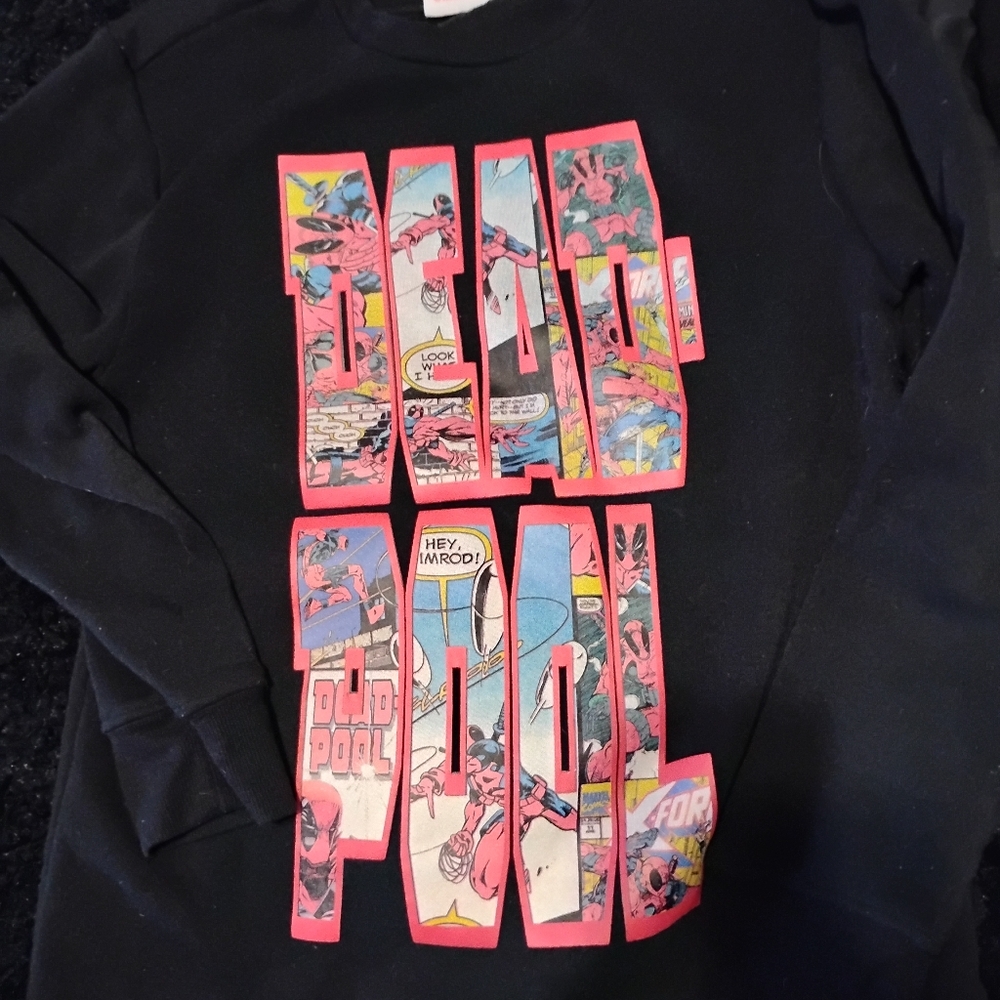 Marvel Black Apparel with Red Logo